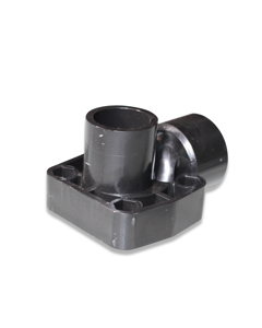 Valve housing ABS 4hole 90deg w/long connection